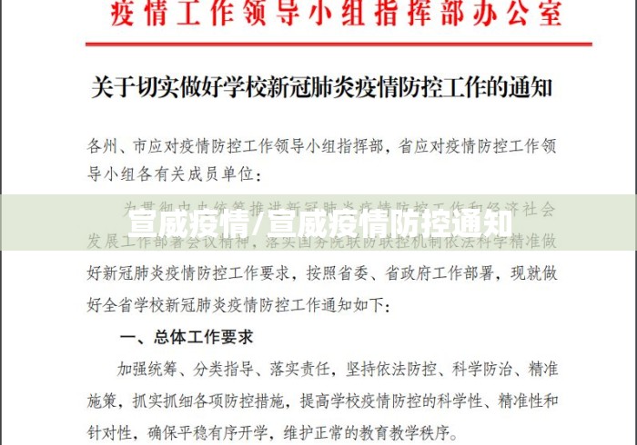 宣威疫情/宣威疫情防控通知 宣威疫情/宣威疫情防控通知