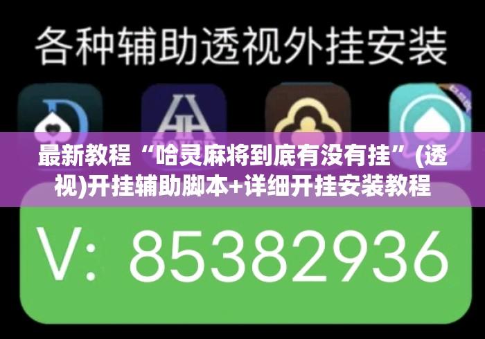 最新教程“哈灵麻将到底有没有挂”(透视)开挂辅助脚本+详细开挂安装教程