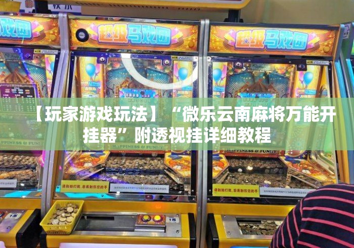【玩家游戏玩法】“微乐云南麻将万能开挂器	”附透视挂详细教程