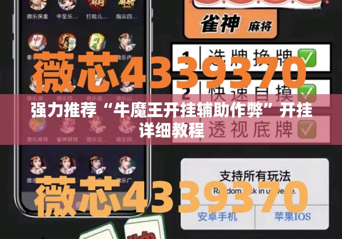 强力推荐“牛魔王开挂辅助作弊”开挂详细教程