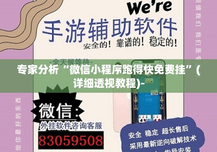 专家分析“微信小程序跑得快免费挂”(详细透视教程)-