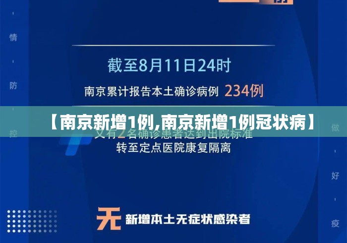 【南京新增1例,南京新增1例冠状病】