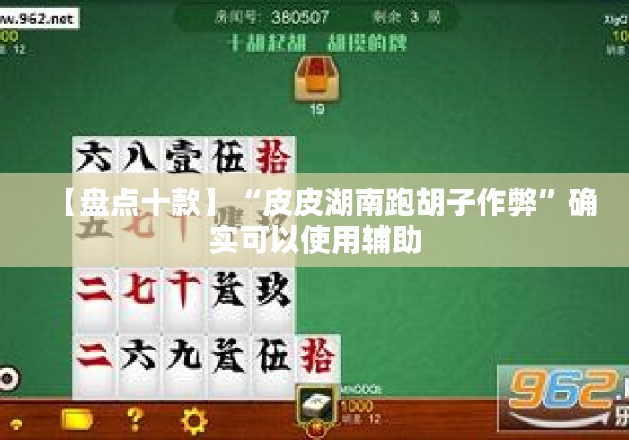 【盘点十款】“皮皮湖南跑胡子作弊”确实可以使用辅助