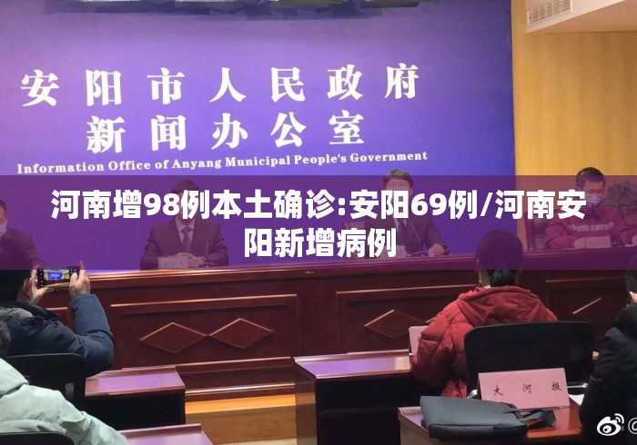 河南增98例本土确诊:安阳69例/河南安阳新增病例