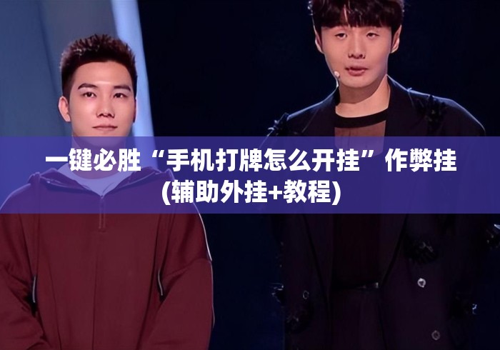 一键必胜“手机打牌怎么开挂	”作弊挂(辅助外挂+教程)