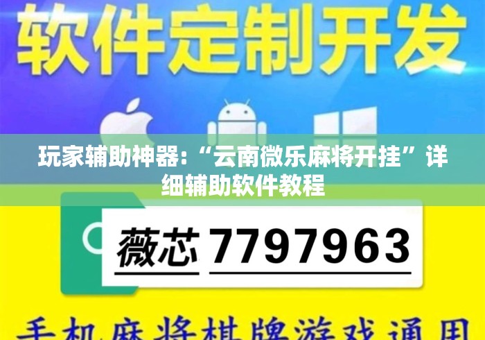 玩家辅助神器:“云南微乐麻将开挂”详细辅助软件教程