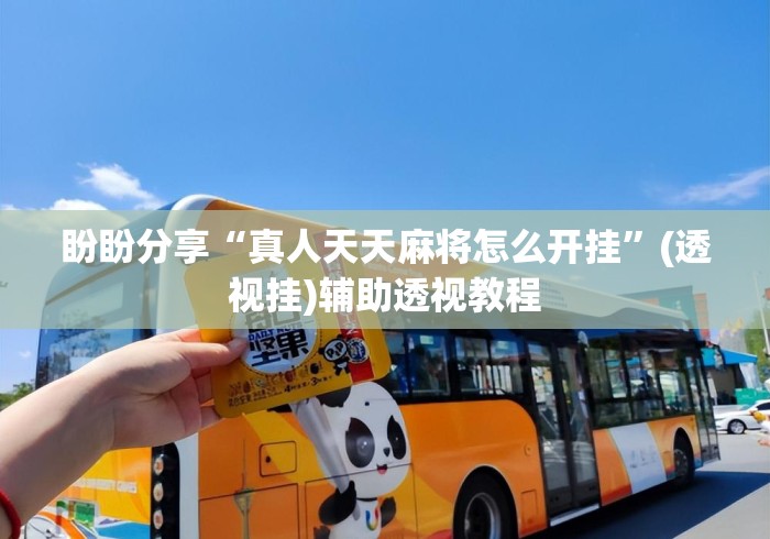 盼盼分享“真人天天麻将怎么开挂”(透视挂)辅助透视教程