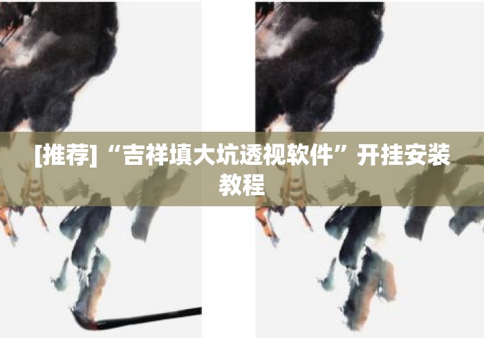 [推荐]“吉祥填大坑透视软件	”开挂安装教程