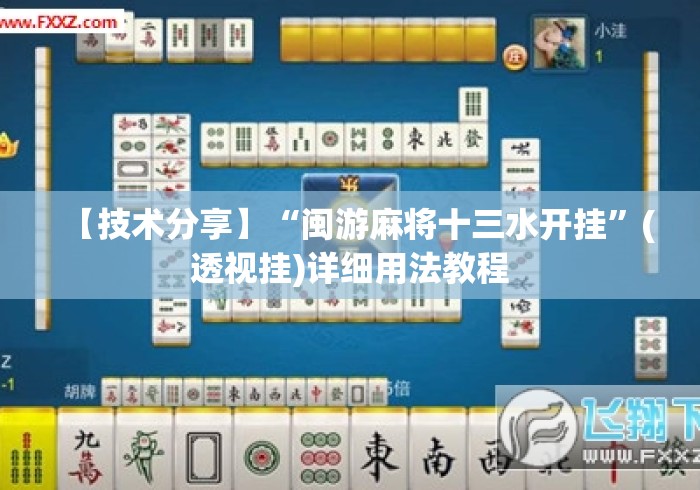 【技术分享】“闽游麻将十三水开挂”(透视挂)详细用法教程