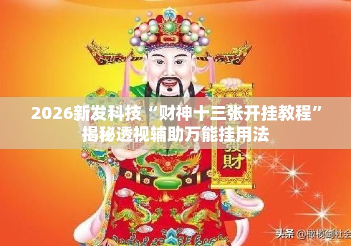 2026新发科技“财神十三张开挂教程”揭秘透视辅助万能挂用法