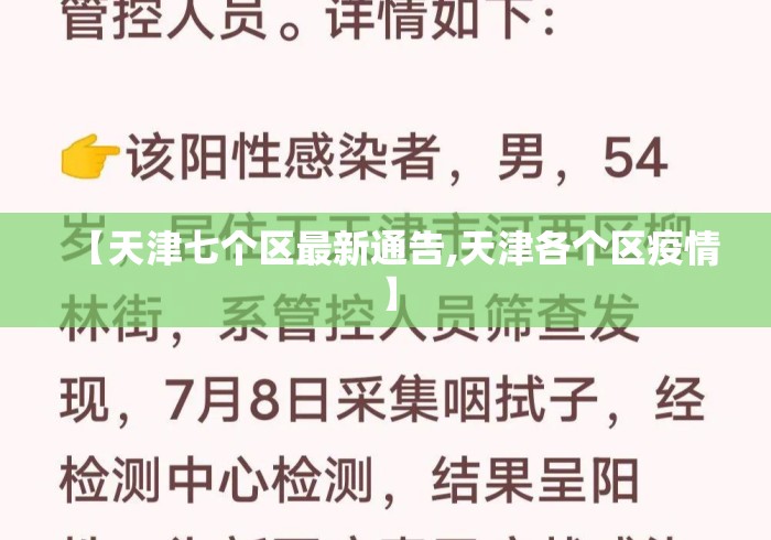 【天津七个区最新通告,天津各个区疫情】 【天津七个区最新通告,天津各个区疫情】
