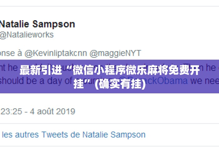 最新引进“微信小程序微乐麻将免费开挂”(确实有挂)