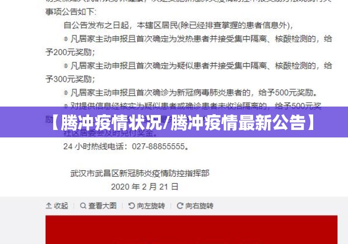 【腾冲疫情状况/腾冲疫情最新公告】