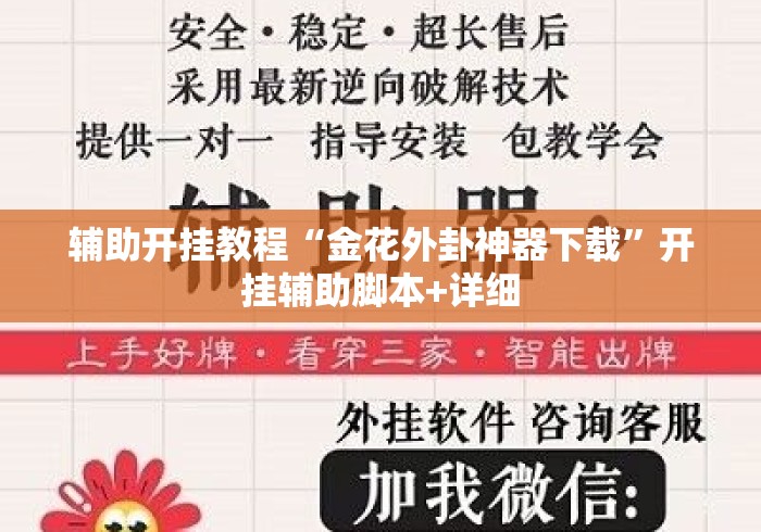 辅助开挂教程“金花外卦神器下载”开挂辅助脚本+详细
