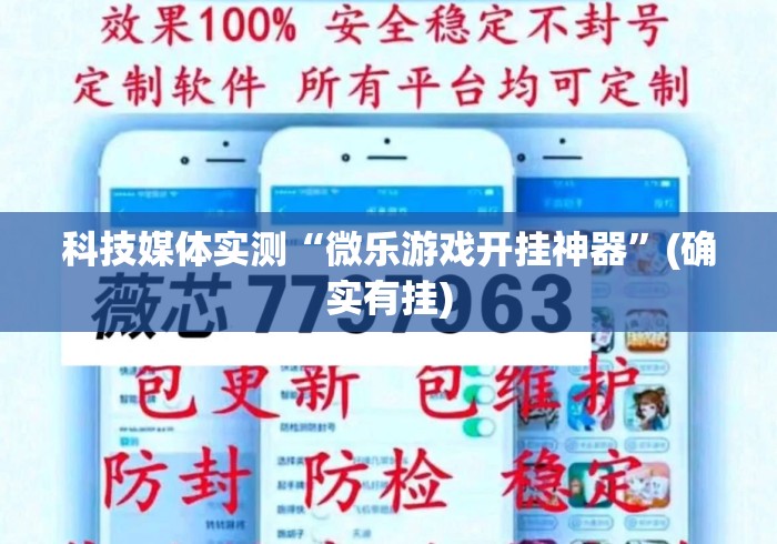 科技媒体实测“微乐游戏开挂神器”(确实有挂)
