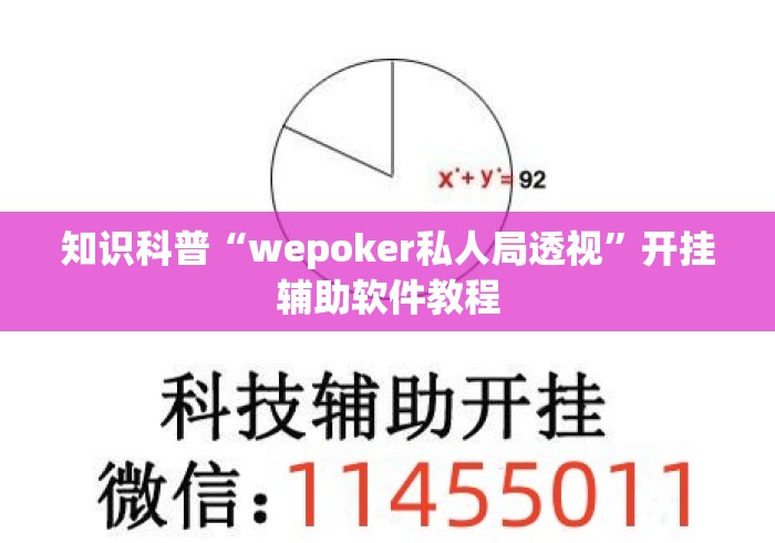 知识科普“wepoker私人局透视	”开挂辅助软件教程