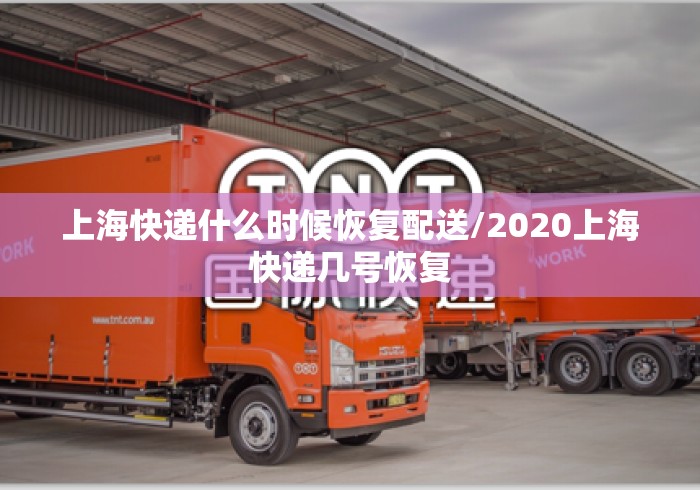 上海快递什么时候恢复配送/2020上海快递几号恢复 上海快递什么时候恢复配送/2020上海快递几号恢复