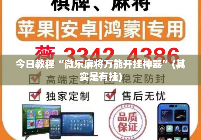 今日教程“微乐麻将万能开挂神器”(其实是有挂)