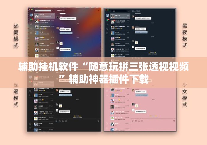 辅助挂机软件“随意玩拼三张透视视频”辅助神器插件下载