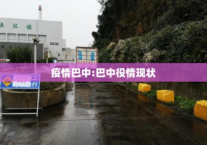 疫情巴中:巴中役情现状