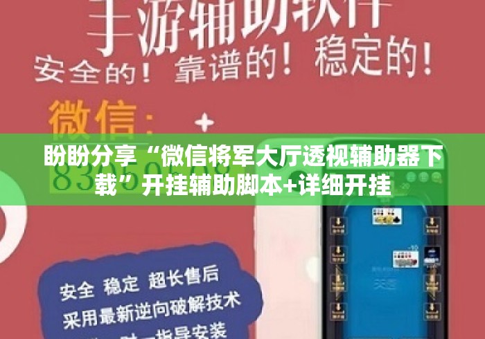盼盼分享“微信将军大厅透视辅助器下载	”开挂辅助脚本+详细开挂