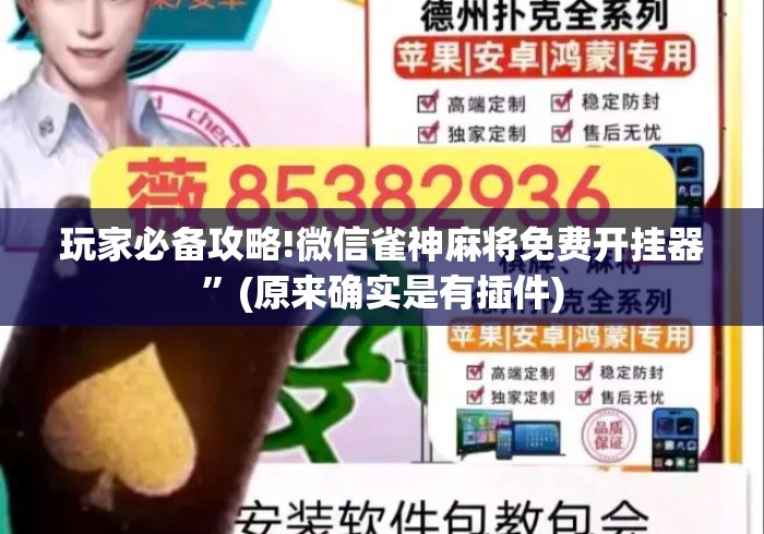 玩家必备攻略!微信雀神麻将免费开挂器”(原来确实是有插件)
