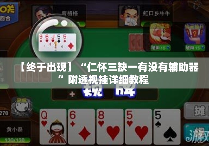 【终于出现】“仁怀三缺一有没有辅助器”附透视挂详细教程 