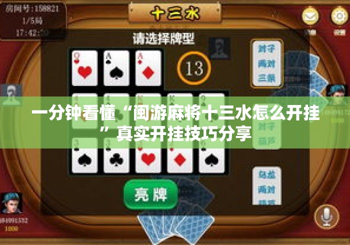 一分钟看懂“闽游麻将十三水怎么开挂”真实开挂技巧分享
