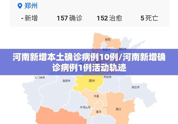 河南新增本土确诊病例10例/河南新增确诊病例1例活动轨迹 河南新增本土确诊病例10例/河南新增确诊病例1例活动轨迹