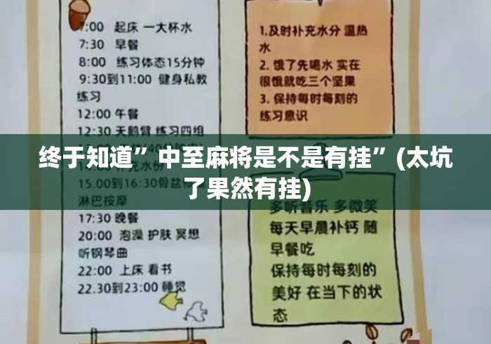 终于知道”中至麻将是不是有挂”(太坑了果然有挂)