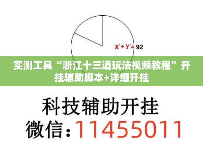实测工具“浙江十三道玩法视频教程	”开挂辅助脚本+详细开挂