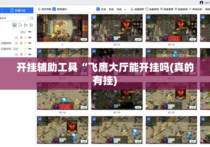 开挂辅助工具“飞鹰大厅能开挂吗(真的有挂)