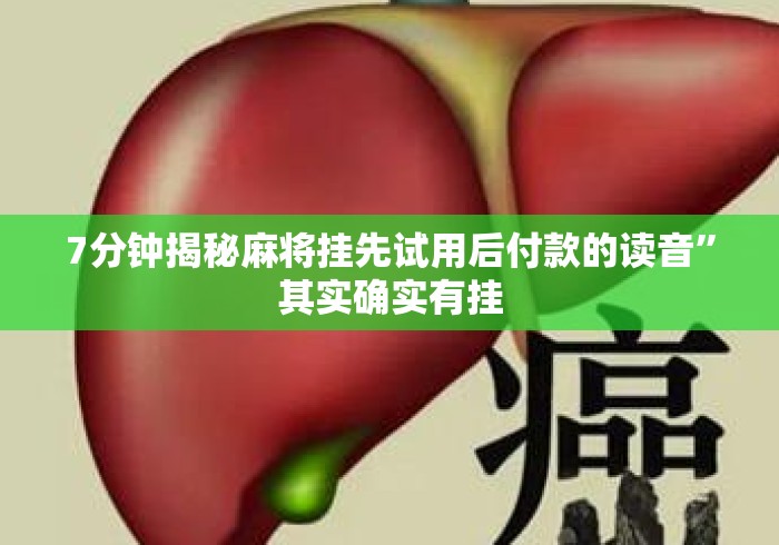 7分钟揭秘麻将挂先试用后付款的读音”其实确实有挂