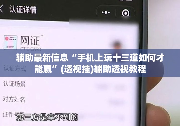 辅助最新信息“手机上玩十三道如何才能赢”(透视挂)辅助透视教程