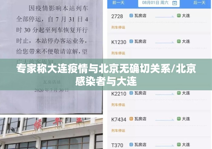 专家称大连疫情与北京无确切关系/北京感染者与大连