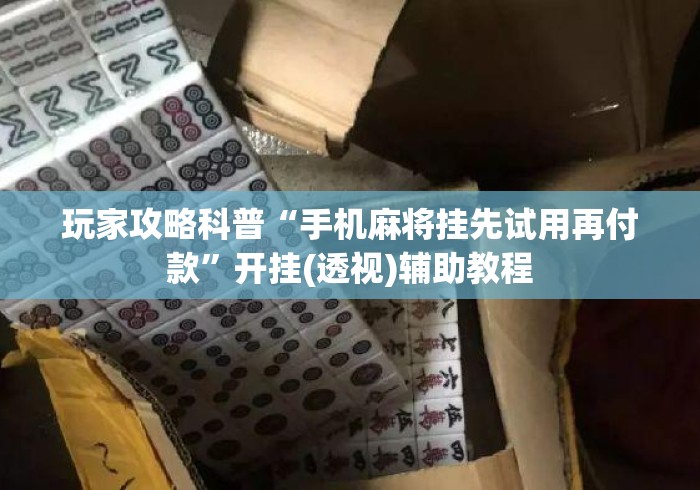 玩家攻略科普“手机麻将挂先试用再付款”开挂(透视)辅助教程