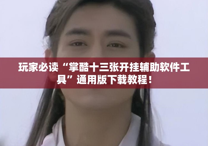 玩家必读“掌酷十三张开挂辅助软件工具	”通用版下载教程！