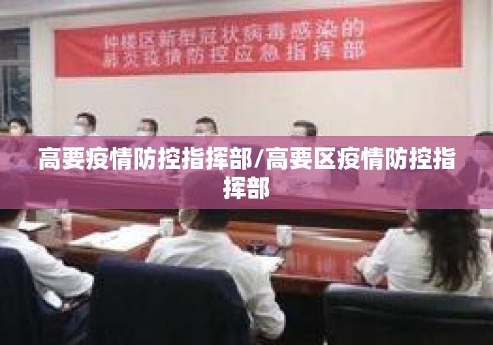 高要疫情防控指挥部/高要区疫情防控指挥部 高要疫情防控指挥部/高要区疫情防控指挥部