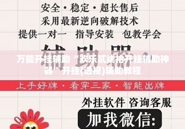 万能开挂辅助“欢乐贰柒拾开挂辅助神器”开挂(透视)辅助教程