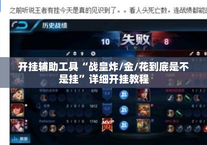 开挂辅助工具“战皇炸/金/花到底是不是挂”详细开挂教程