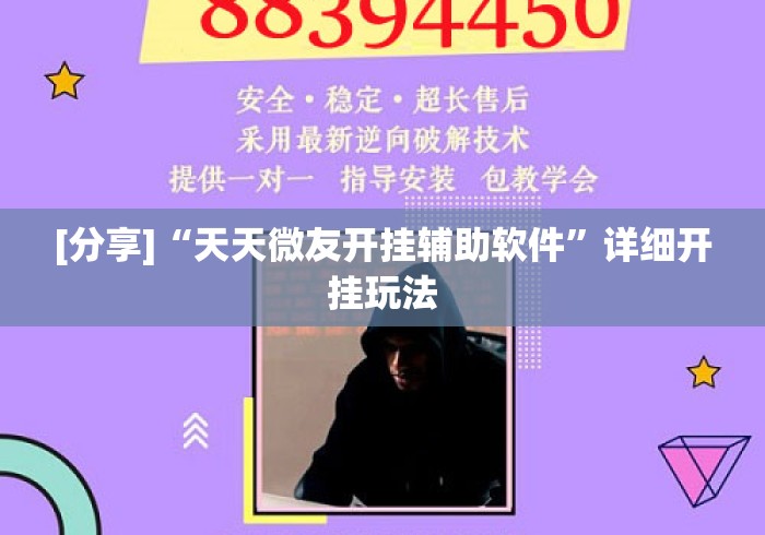 [分享]“天天微友开挂辅助软件	”详细开挂玩法