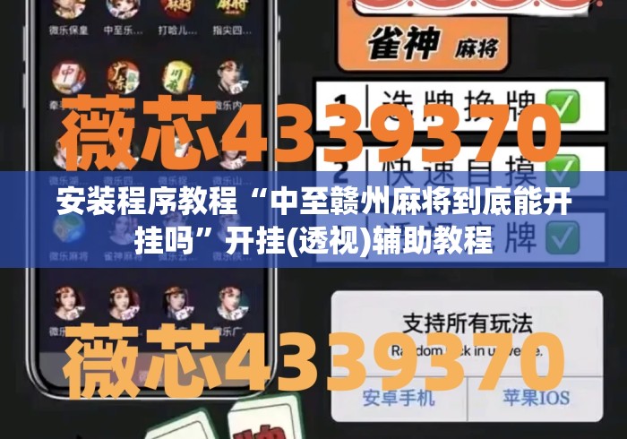 安装程序教程“中至赣州麻将到底能开挂吗”开挂(透视)辅助教程
