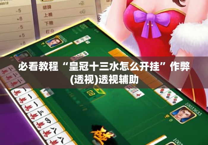 必看教程“皇冠十三水怎么开挂	”作弊(透视)透视辅助