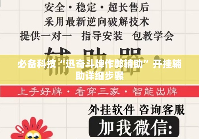 必备科技“迅奇斗牌作弊辅助”开挂辅助详细步骤