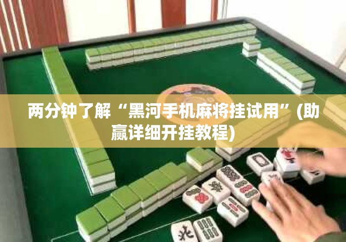 两分钟了解“黑河手机麻将挂试用	”(助赢详细开挂教程)