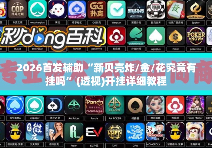 2026首发辅助“新贝壳炸/金/花究竟有挂吗”(透视)开挂详细教程