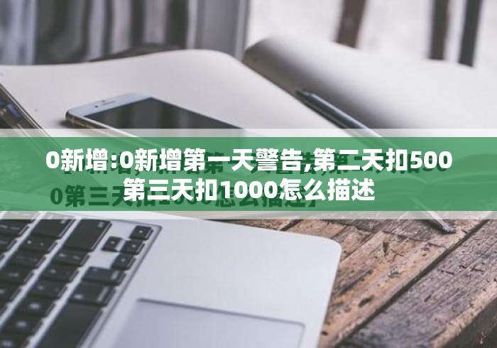 0新增:0新增第一天警告,第二天扣500第三天扣1000怎么描述 0新增:0新增第一天警告,第二天扣500第三天扣1000怎么描述