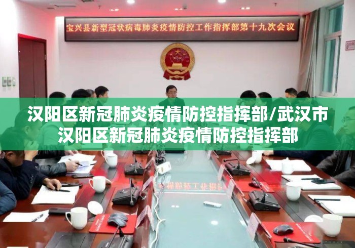 汉阳区新冠肺炎疫情防控指挥部/武汉市汉阳区新冠肺炎疫情防控指挥部 汉阳区新冠肺炎疫情防控指挥部/武汉市汉阳区新冠肺炎疫情防控指挥部