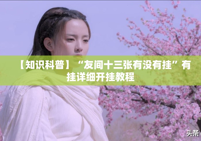 【知识科普】“友间十三张有没有挂”有挂详细开挂教程