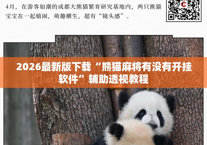 2026最新版下载“熊猫麻将有没有开挂软件”辅助透视教程